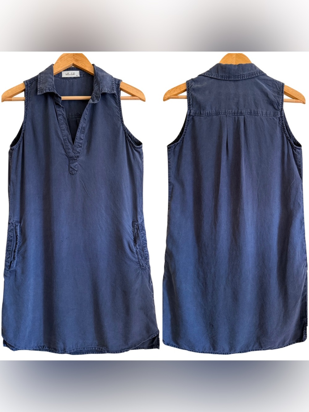 BELLA DAHL 100% Tencel Lightweight Breathable Casual Minimalist Summer Dress XS